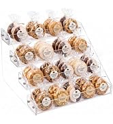 5 Tier Cookie Display Stand for Cookies Display & Cupcakes Dessert Display | Clear Acrylic Tiered...