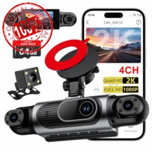 Zunfly 360° Dash Cam 4 Channel