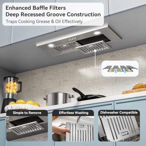 Baffle & Charcoal Filters