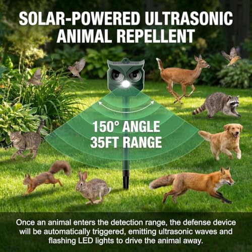 Rabbit Dog Raccoon Deterrent Animal Repeller