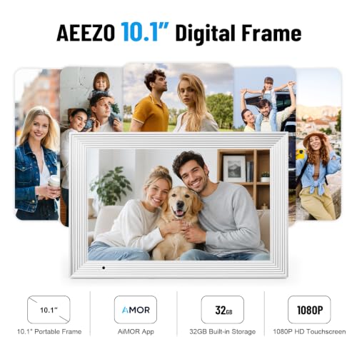 10.1'' WiFi Electronic Photo Frames with 32GB Memory