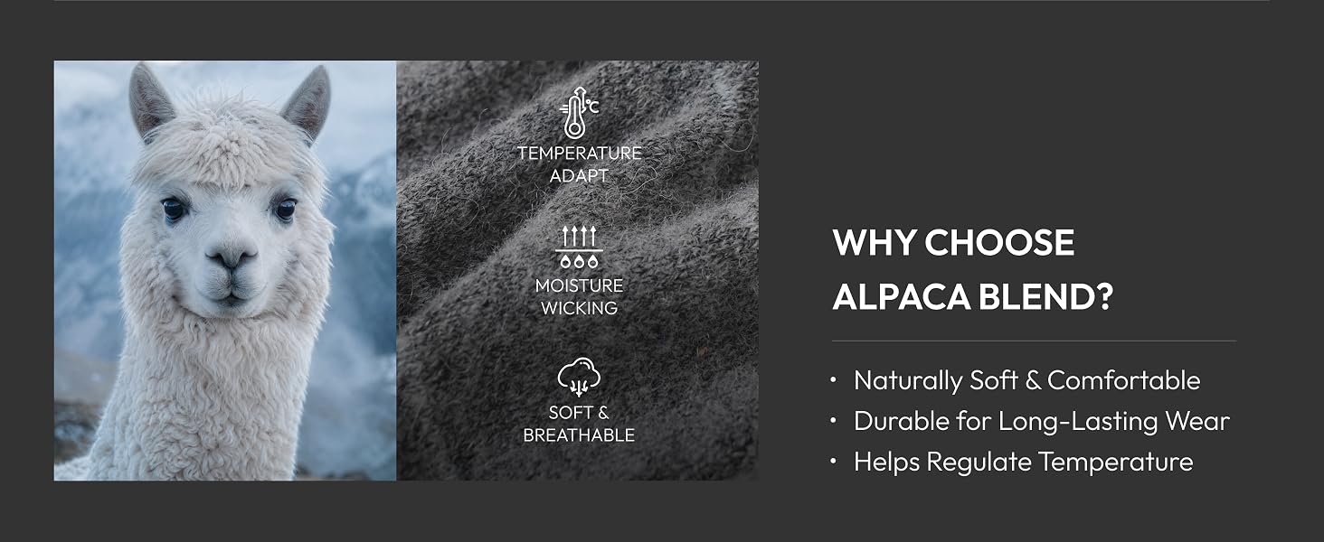alpaca compression socks for men women