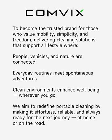 COMVIX 4-in-1 Mini Vacuum Cleaner with 20000pa Suction Power, Rechargeable Vacuum with 3 Suction ...