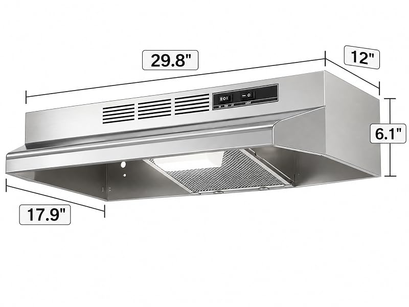 range hood 30 inch