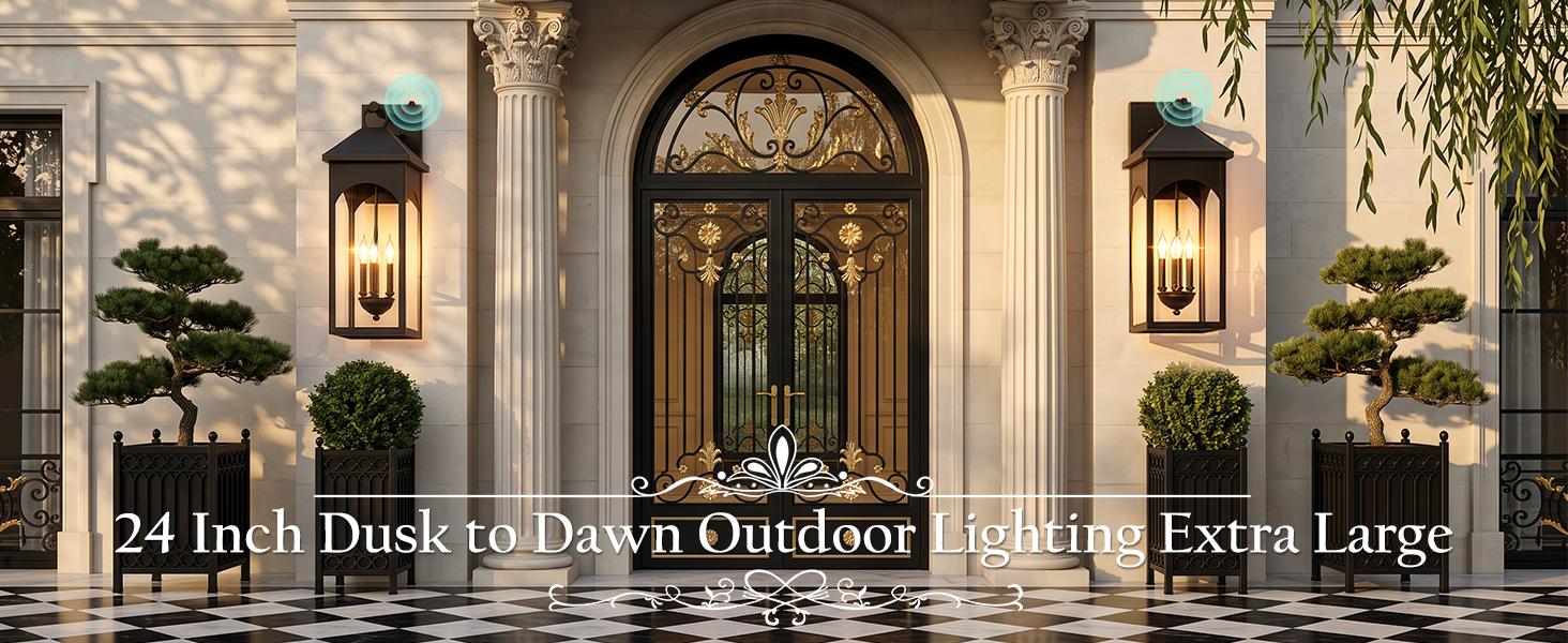 dusk to dawn exterior lighting fixtures