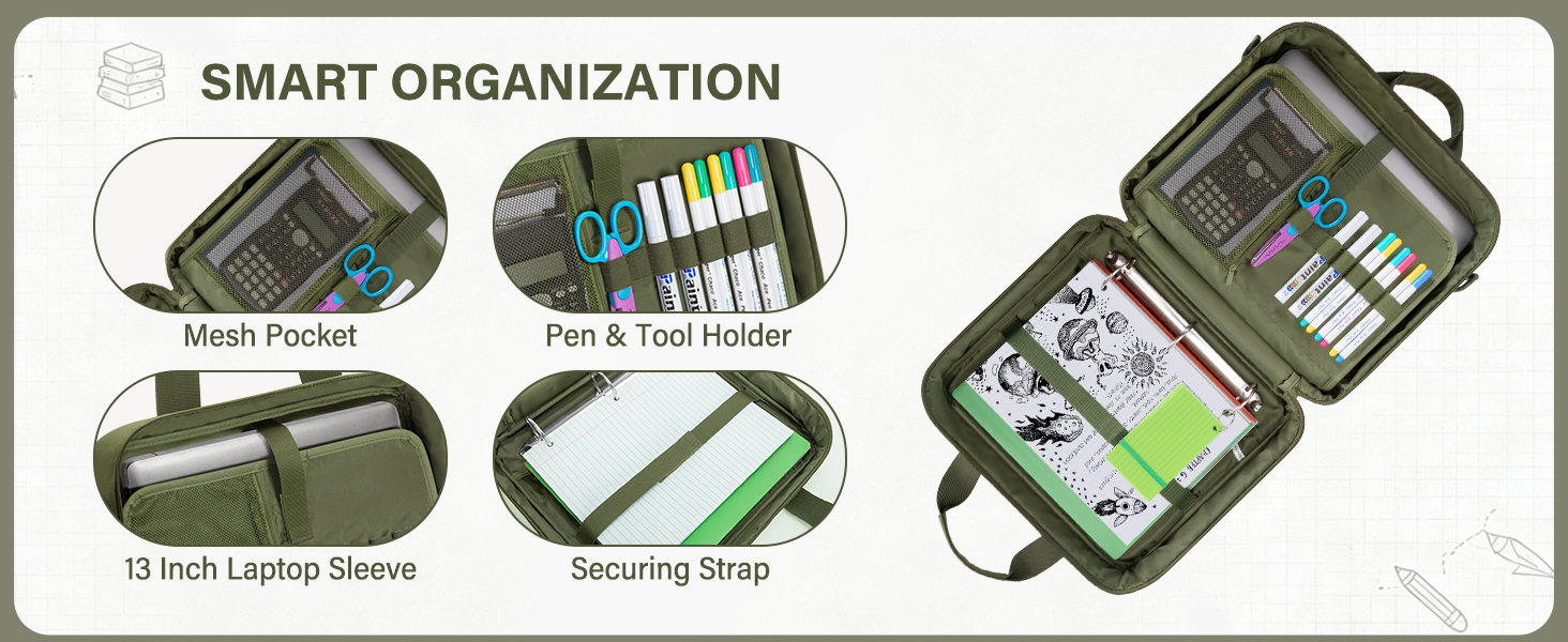 zipper binder 3 ring