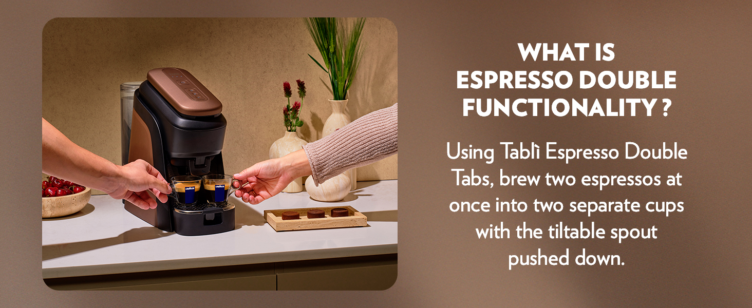 What is espresso double functionality?