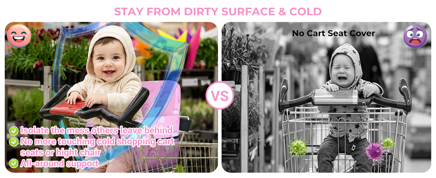 Cozy,Supportive and Baby-approved Shopping Cart Cover