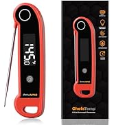 ChefsTemp ProTemp Plus Next-Gen Wireless Meat Thermometer Digital Unlimited Range Bluetooth & WiF...