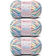 10.58 oz/147.6 yds Chunky Chenille Yarn for Crocheting, #7 Super Bulky Baby Blanket Yarn for Croc...
