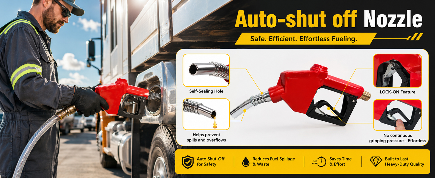 AUTO-STOP & LOCK-ON NOZZLE