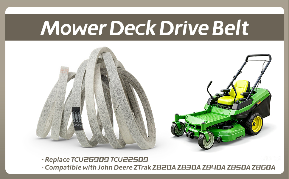 TCU26909 TCU22509 Mower Deck Drive Belt
