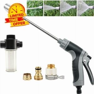 High Pressure Hose Nozzle with 4 Spray Modes