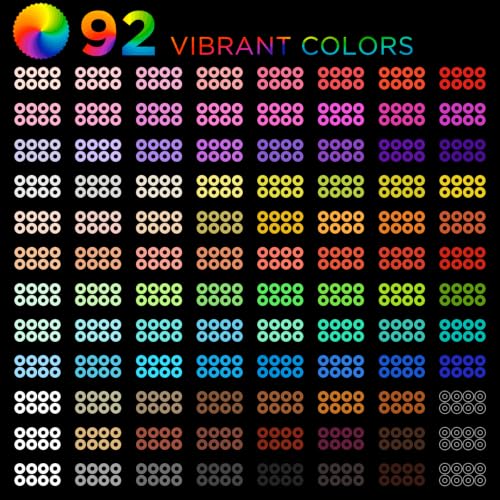 92 Colors 2.6mm Melty Beads 210 Patterns