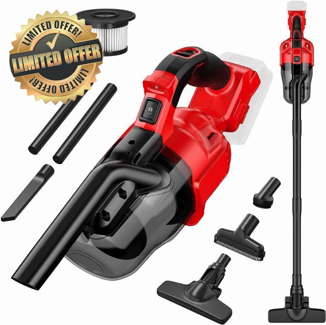 Cordless Vacuum Cleaner Compatible with Milw-aukee 18v