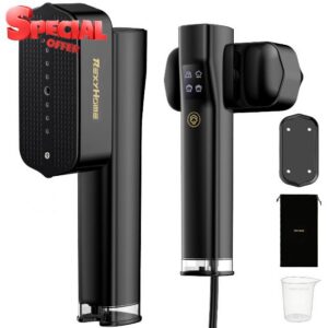 Travel Steamer for Clothes: 1000W Powerful Clothes Steamer & Iron                                                          2 In 1 Design