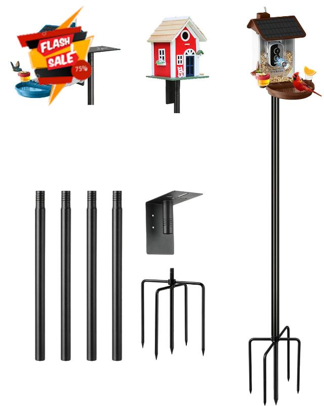 Bird Feeder Pole 72 Inch