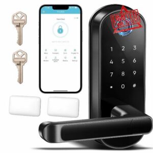 OLUMAT Smart Lock with Handle: Smart Electronic Lock with Handle