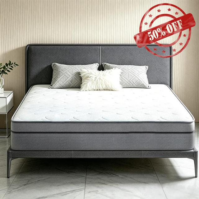 Queen Size Mattress in a Box 10 Inch Soft Pocket Coil Hotel Feel Mattress 60x8