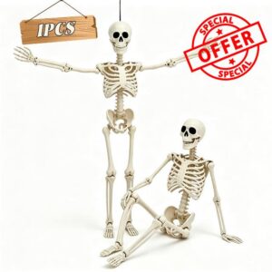 5.75ft Life Size Giant Halloween Skeleton