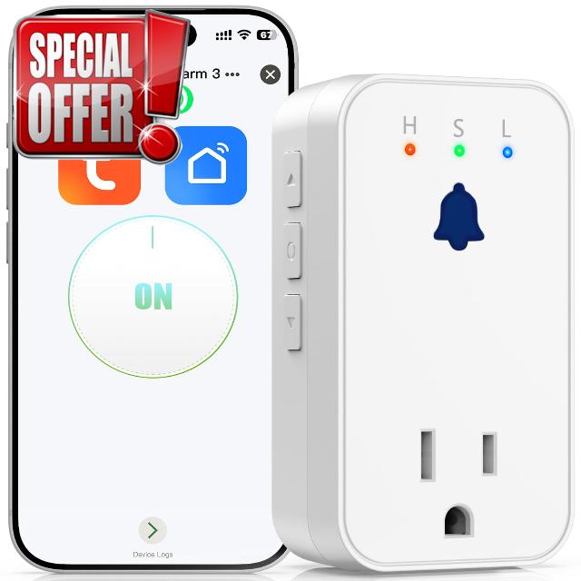 WiFi Power Failure Alarm for Freezer & GFCI