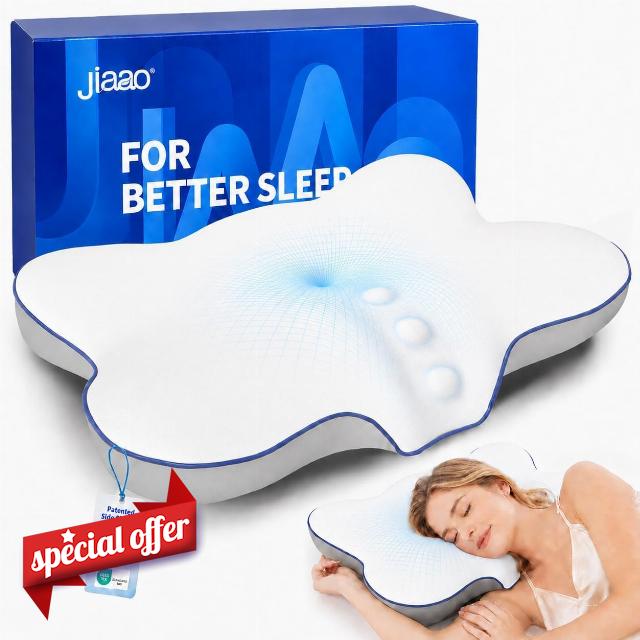 Ultra Cooling Cervical Pillow for Neck Pain Relief