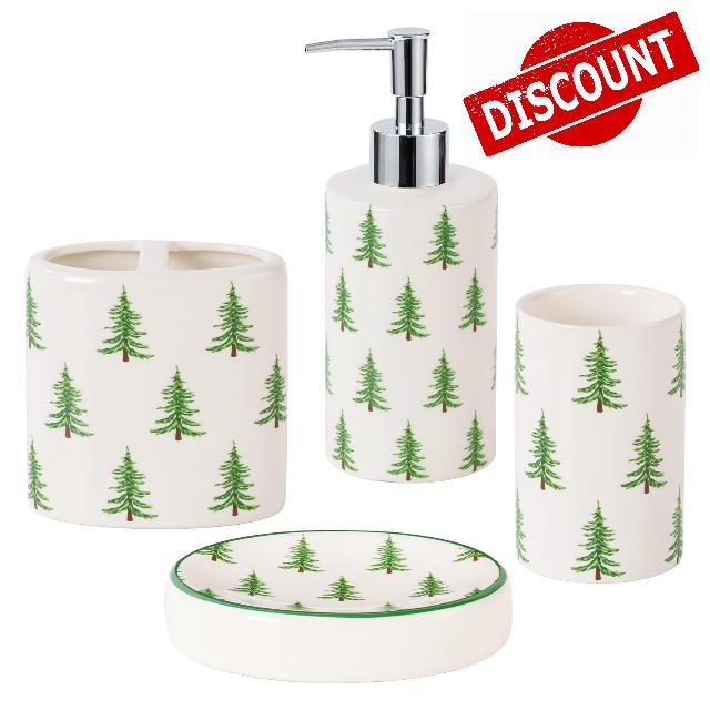 Christmas Bathroom Accessories Set