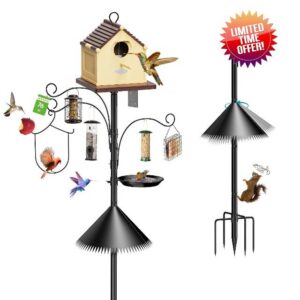 76 Inch Bird Feeder Pole Squirrel Proof