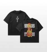 Serenades & Body Rolls World Tour Logo Tan Tee