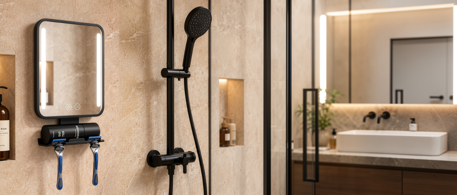 fogless shower mirror shower mirror fogless for shaving shower mirror heated shower mirror