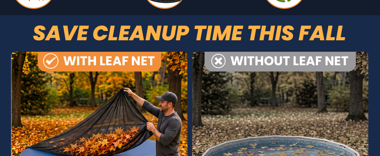 pool leaf net cover