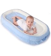 Huggynest Baby Lounger 0-24 Months,Soft Infant Lounger Home&Travel,Apricot | Safety Certification...