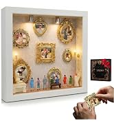 DIY Mini Museum Silhouette Box, Shadow Box Frame Set, Museum of Us Box with Gold Mini Picture Fra...
