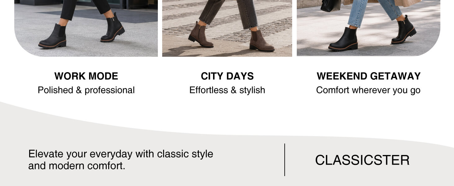 chelsea wedge boots