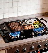 6788 Full Size Griddle for Weber GS4 Genesis II 300 Series Gas Grills, Flat Top Grill Griddle Ins...