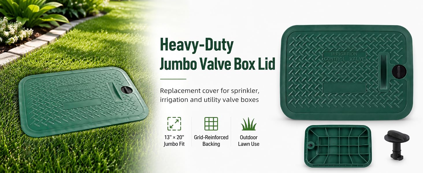 Heavy-Duty Jumbo Valve Box Lid