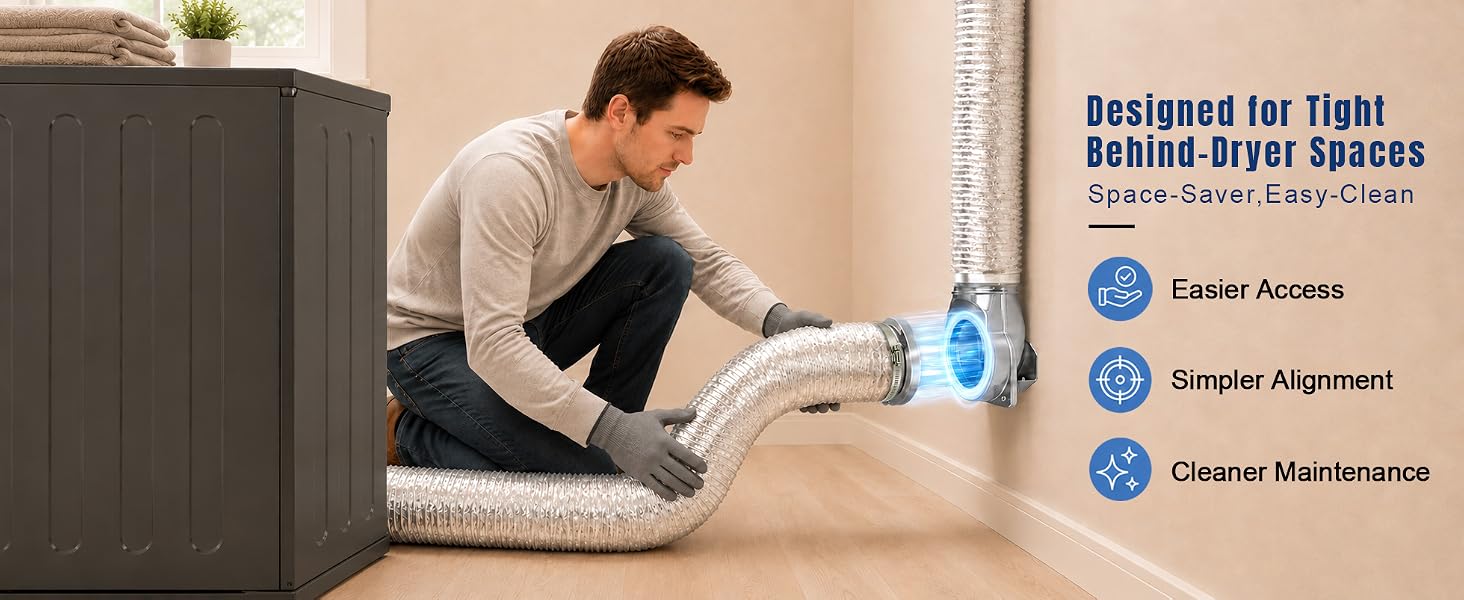 Magnetic Dryer Vent Connector Kit