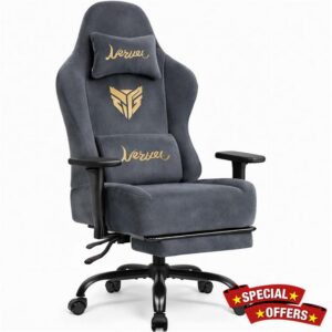 Video Gaming Chair for Adults with Footrest