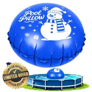 Winter Pool Cover Pillow for Above Ground Pools Leak-Proof 5 FT                                                          Cold-Resistant Pool Cover Air Pillow Closing Kit Balloon for Winterizing