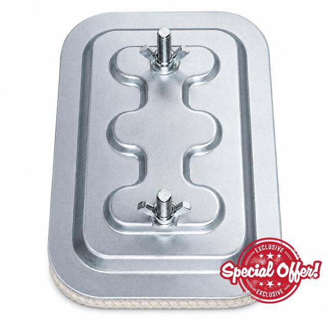 High Temperature Grease Duct Access Door 14" x 18"| for Commercial Kitchen Exhaust Duct Inspection and Maintenance | Heavy Duty Steel Constructio