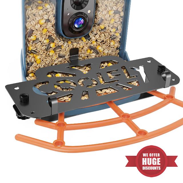 Metal Seed Guard for Bird Feeders