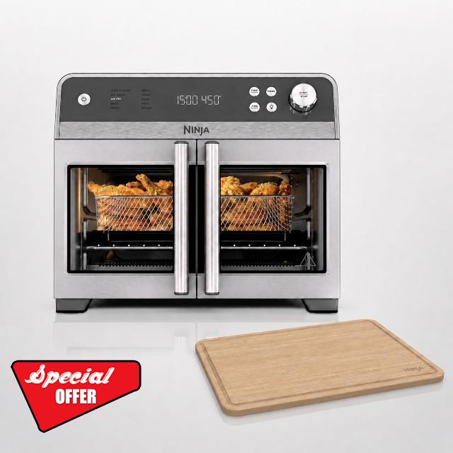 Ninja French Door Premier Air Fry Oven with Cutting Board