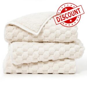 Sherpa Fleece Weighted Blanket for Adults