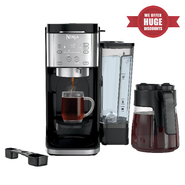 Ninja DualBrew Grounds & Pods Hot & Iced Coffee Maker with Rapid Cold Brew