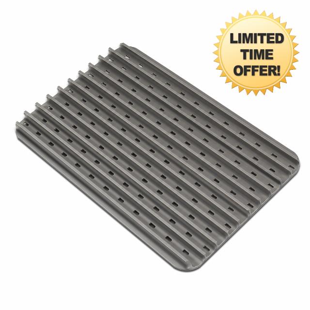BAC772 Reversible Anodized Aluminum Sear Grate-18.25" x 11.5"                                                          Fits Traeger