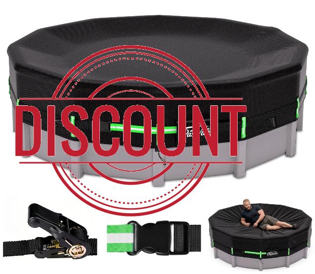 18FT Winter Pool Covers for Above Ground Pools 150MPH Windproof                                                          Fits Round Pools: Heavy-Duty Above Ground Pool Cover with Ratchet Strap