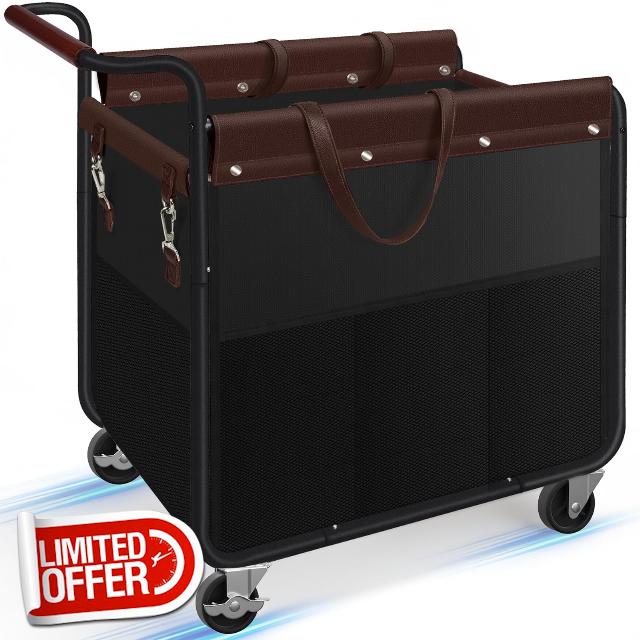 Kayfia 180L Rolling Laundry Hamper