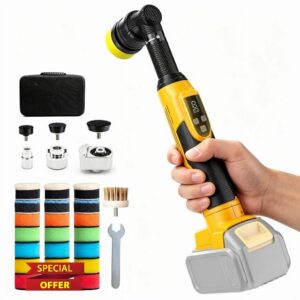 Cordless Mini Buffer Polisher Compatible with Dewalt 20V Battery-8 Speed                                                          ﻿NO Battery
