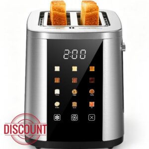 Foyoconven 2 Slice Toaster with Touch Screen