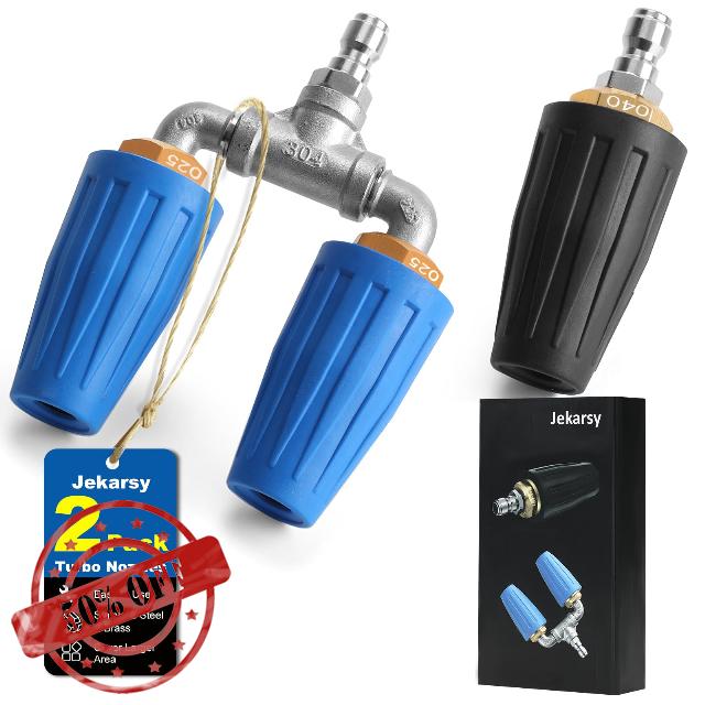 2 Pack Turbo Nozzle Pressure Washer Tips